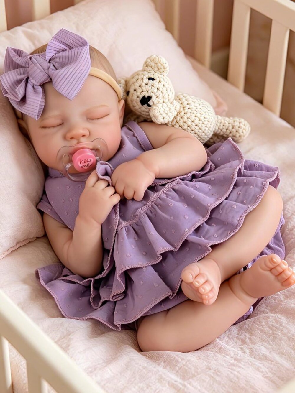 Aori 20in Lifelike Baby Girl Doll Realistic Gift Set